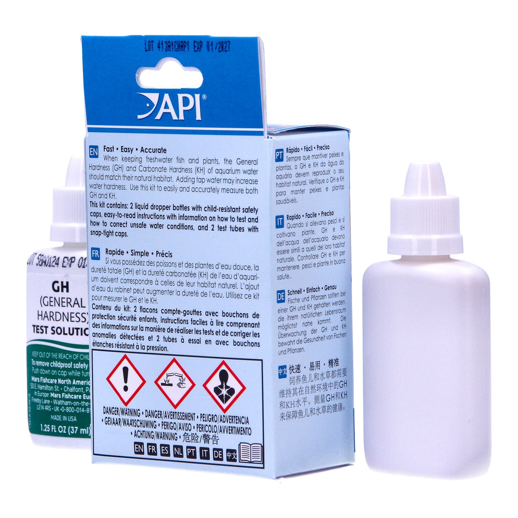 API GH & KH Hardness Test Kit for Freshwater & Tap Water