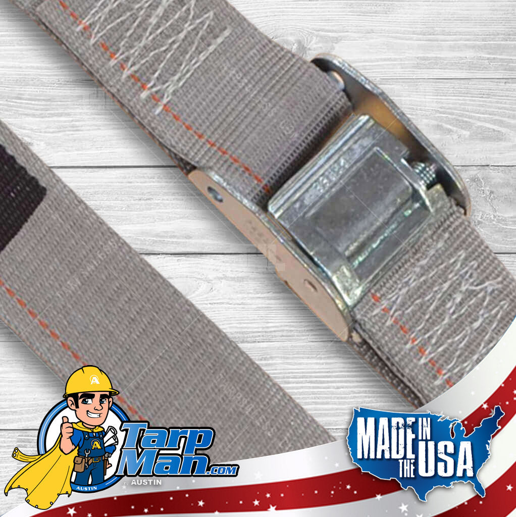 2" X 16' Cam Buckle Strap w/ E-Fitting