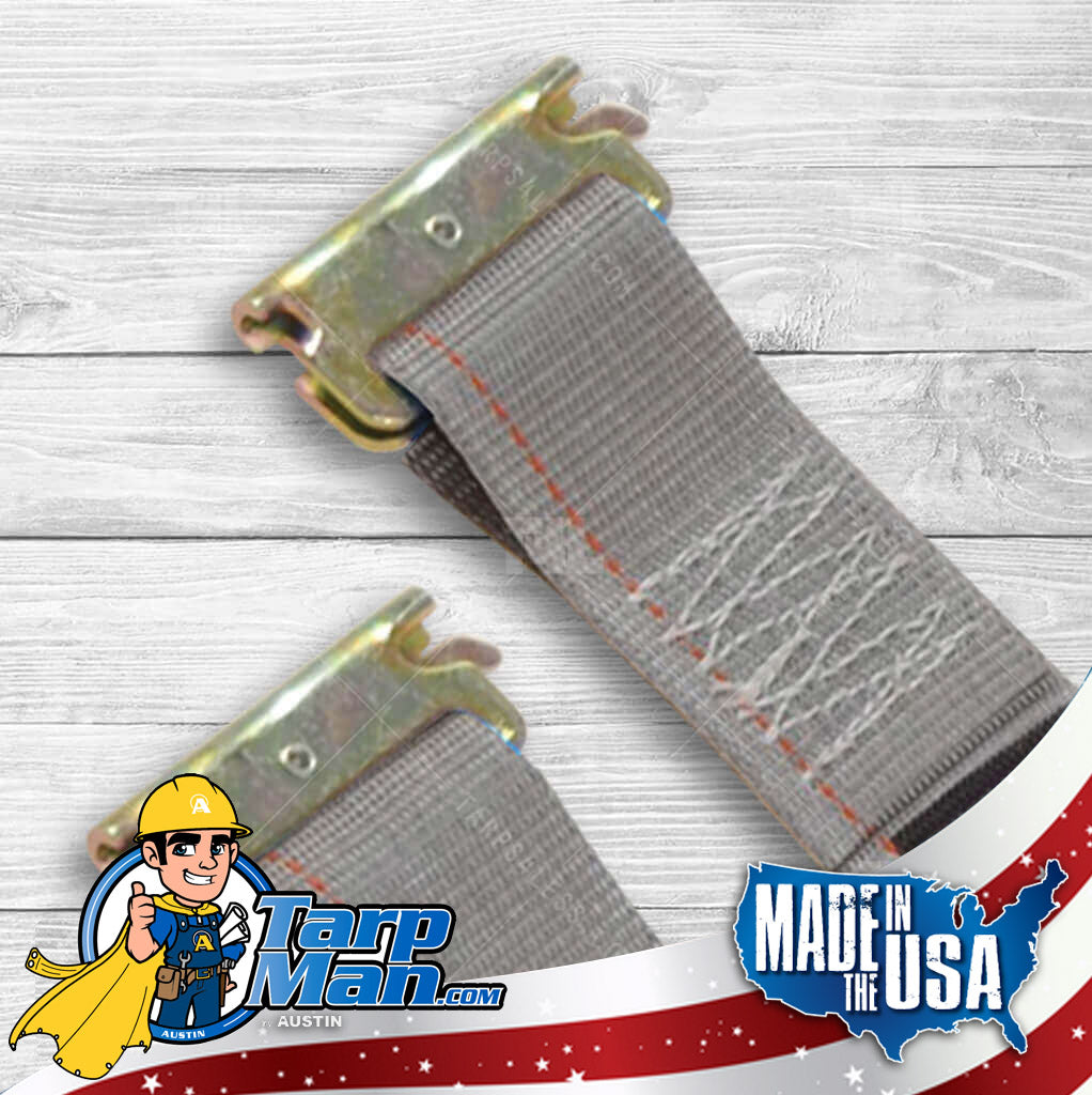 2" X 16' Cam Buckle Strap w/ E-Fitting