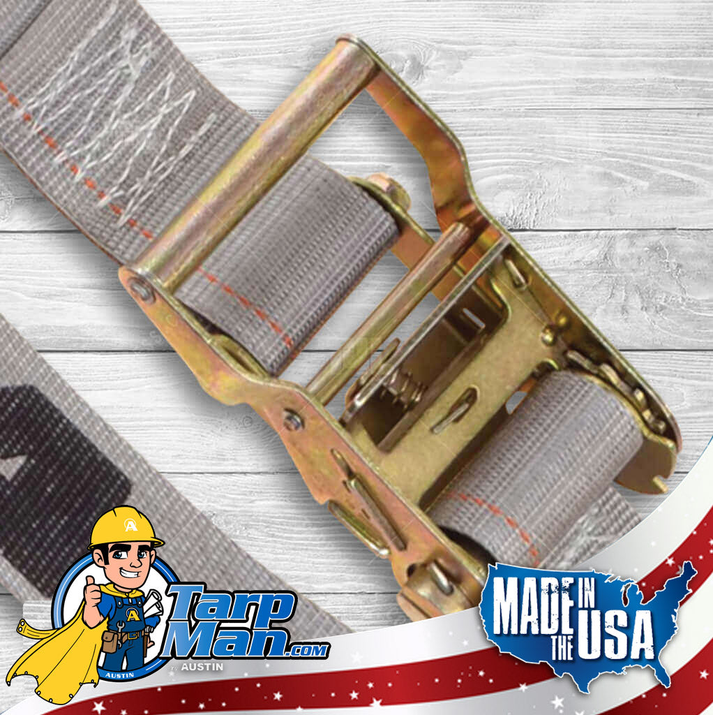 2" X 16' Ratchet Strap & E-Fitting