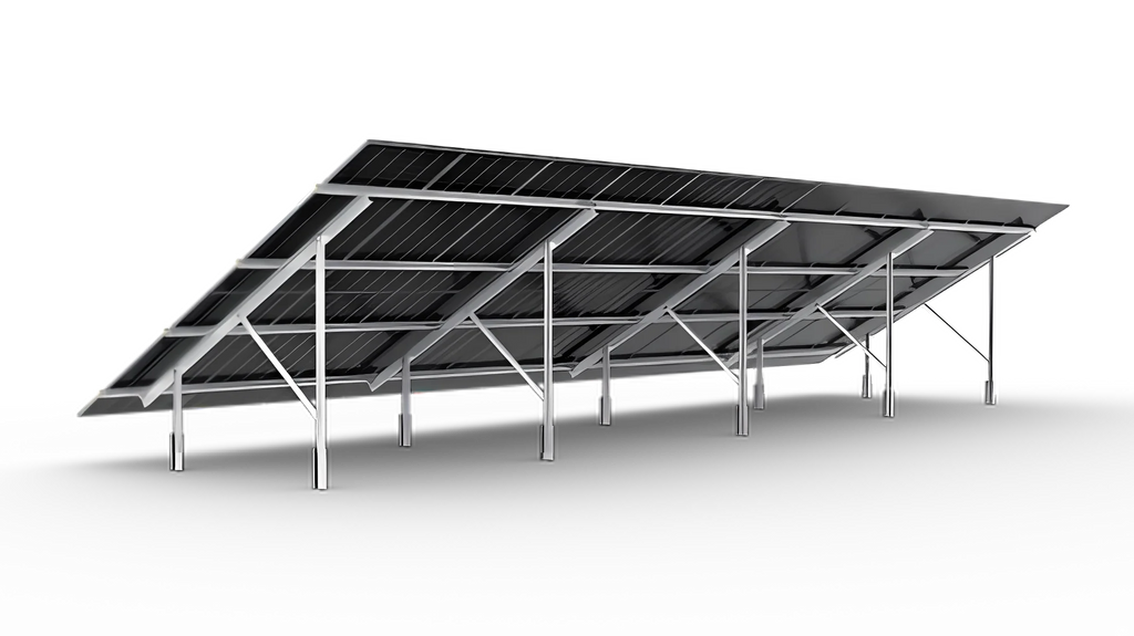 Solarport 2 Rows 4 Columns Portrait Ground Solar Mounting Kit