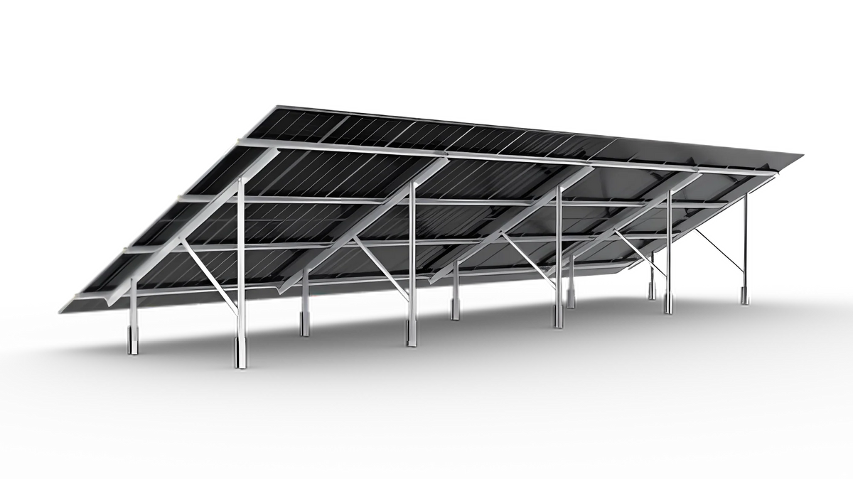 Solarport 2 Rows 4 Columns Portrait Ground Solar Mounting Kit