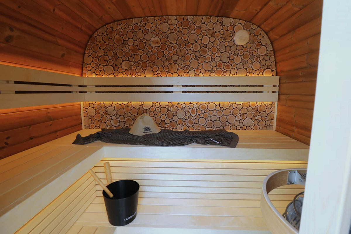 Leil Round Cube Mini Sauna