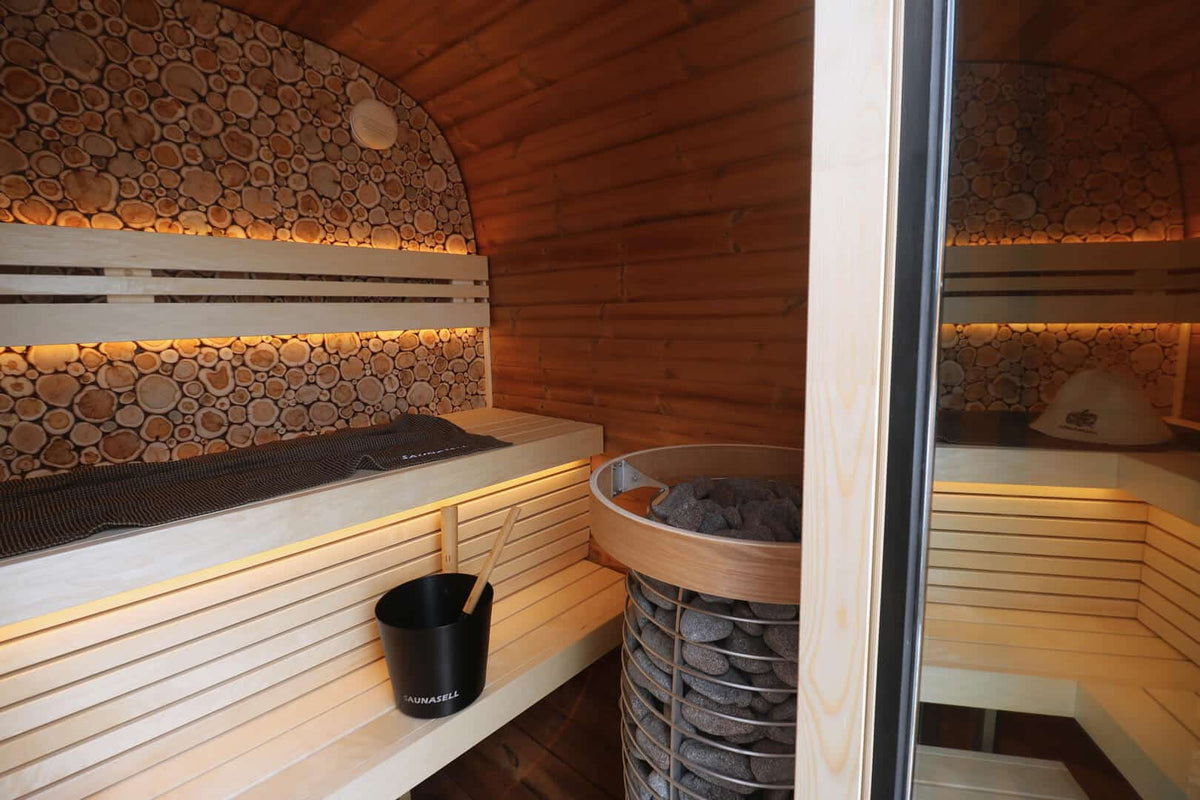 Leil Round Cube Mini Sauna
