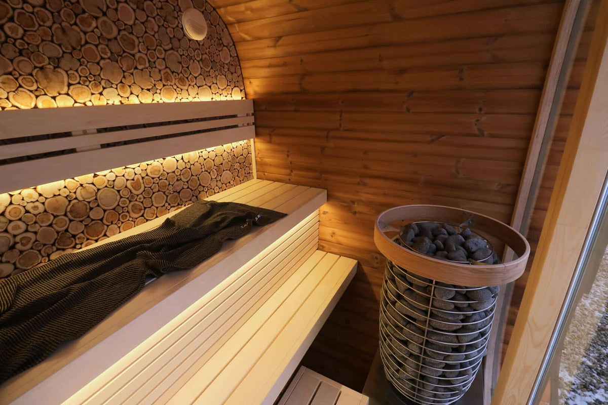 Leil Round Cube Mini Sauna