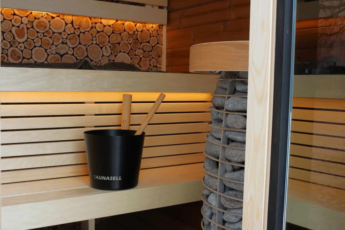 Leil Round Cube Mini Sauna