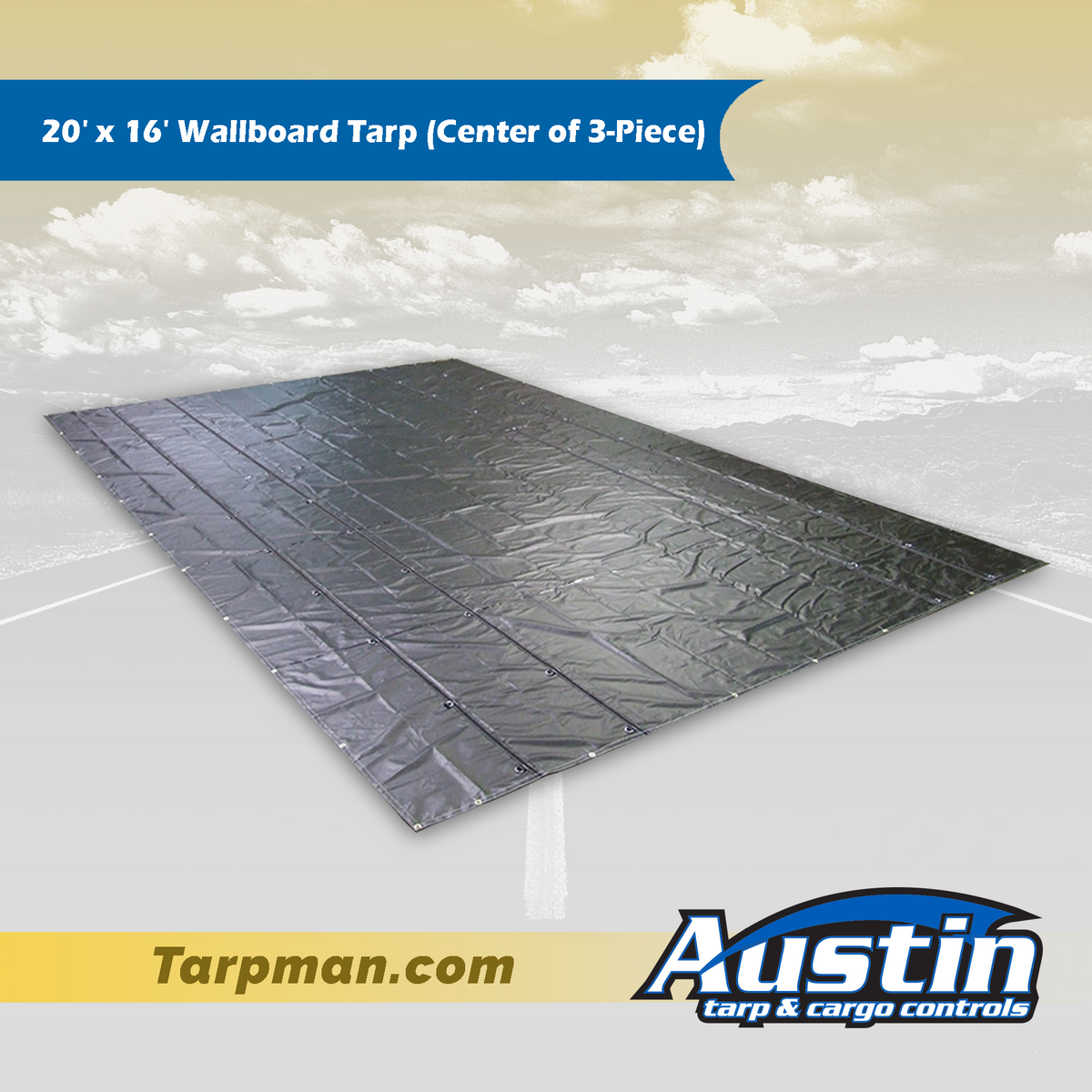 20' x 16' Wallboard Tarp (Center of 3-Pc. Set)