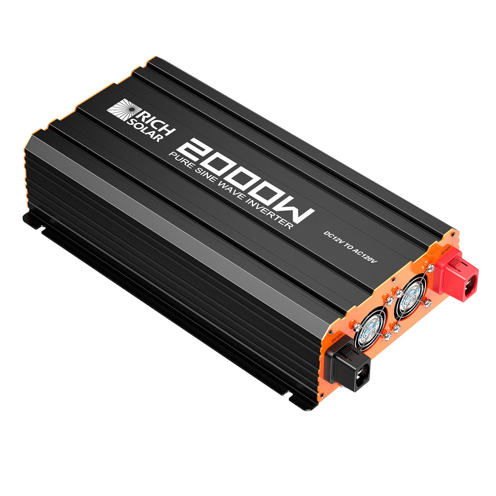 NOVA PURE 2K | 2000 Watt (2kW) 12 Volt Industrial Pure Sine Wave Inverter | Powerful 2000W 12V Off-Grid Inverter for RVs, Trailers, Campers, Vans, Trucks, Overlanders, Boats | Top Rated | UL 458 Certified
