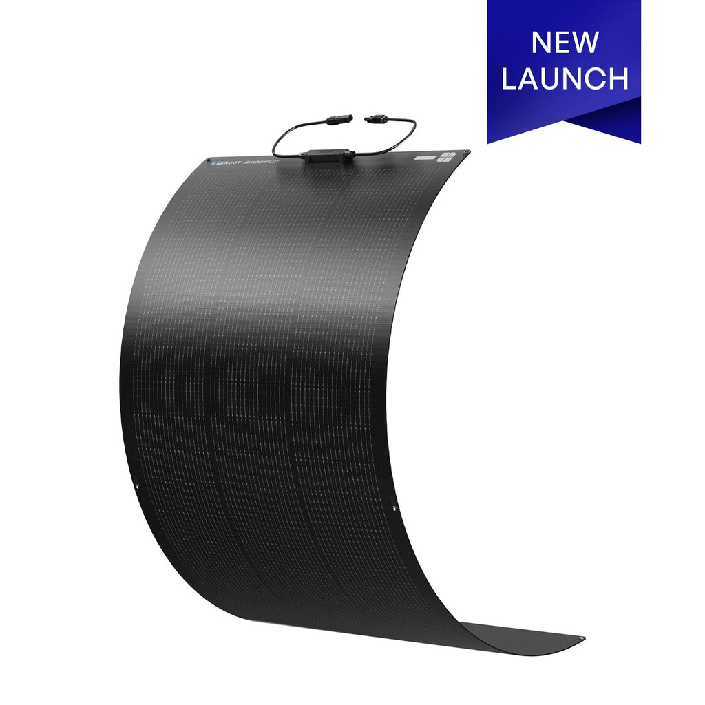 Flex ShadowFlux 100/200W Anti-Shading N-Type Flexible Solar Panel (All Black)