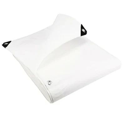 200gsm White Cricket Wicket Cover Tarpaulin – Waterproof UV Resistant Sheet