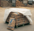 200gsm White Polyethylene Tarpaulin – Light Permitting Cover for Market Stalls, Work Zones & Outdoor Shelters
