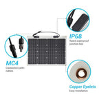 Solar Panel | Renogy | 50 Watt 12 Volt Flexible Monocrystalline Solar Panel