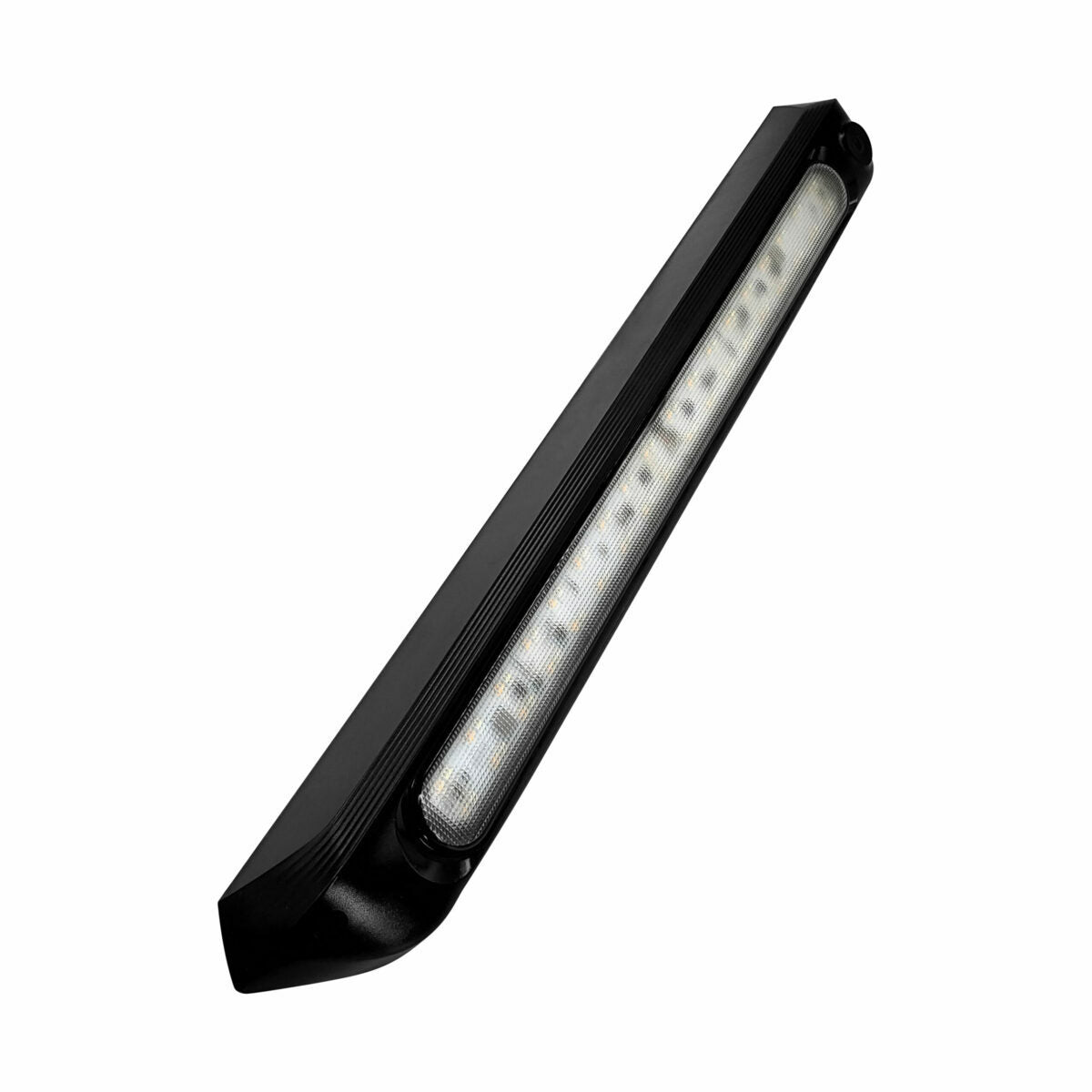 Dimmable Black 500mm Dual LED 12v Awning Light AMBER/WHITE Lights With Switch IP67