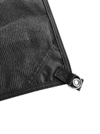 Black Pop Top Privacy Screen End Wall / Side Sun Shade