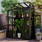 TOPMAX 78-Inch Wooden Greenhouse Cold Frame