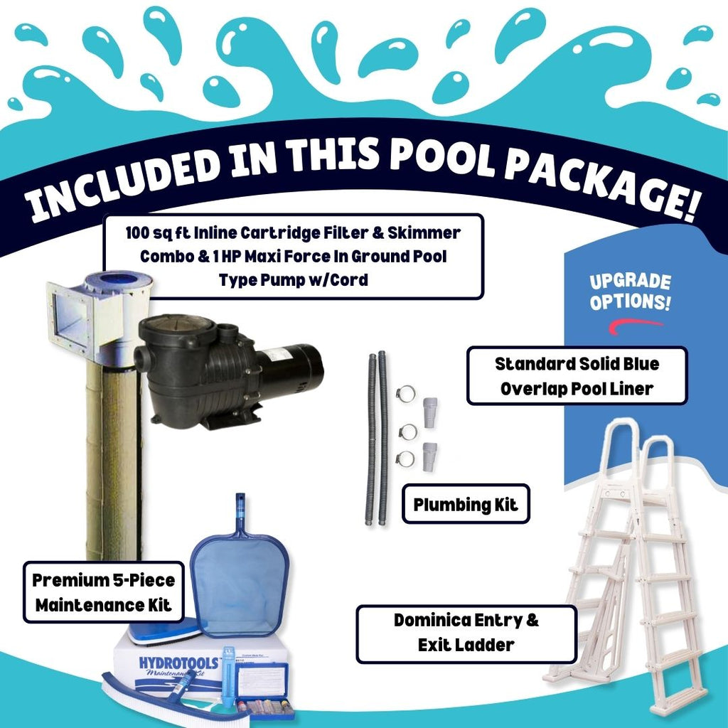 12' x 54" Round 6" Hybrid Frame Family Fun Pool & Package