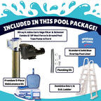24' x 54" Round 6" Hybrid Frame Family Fun Pool & Package