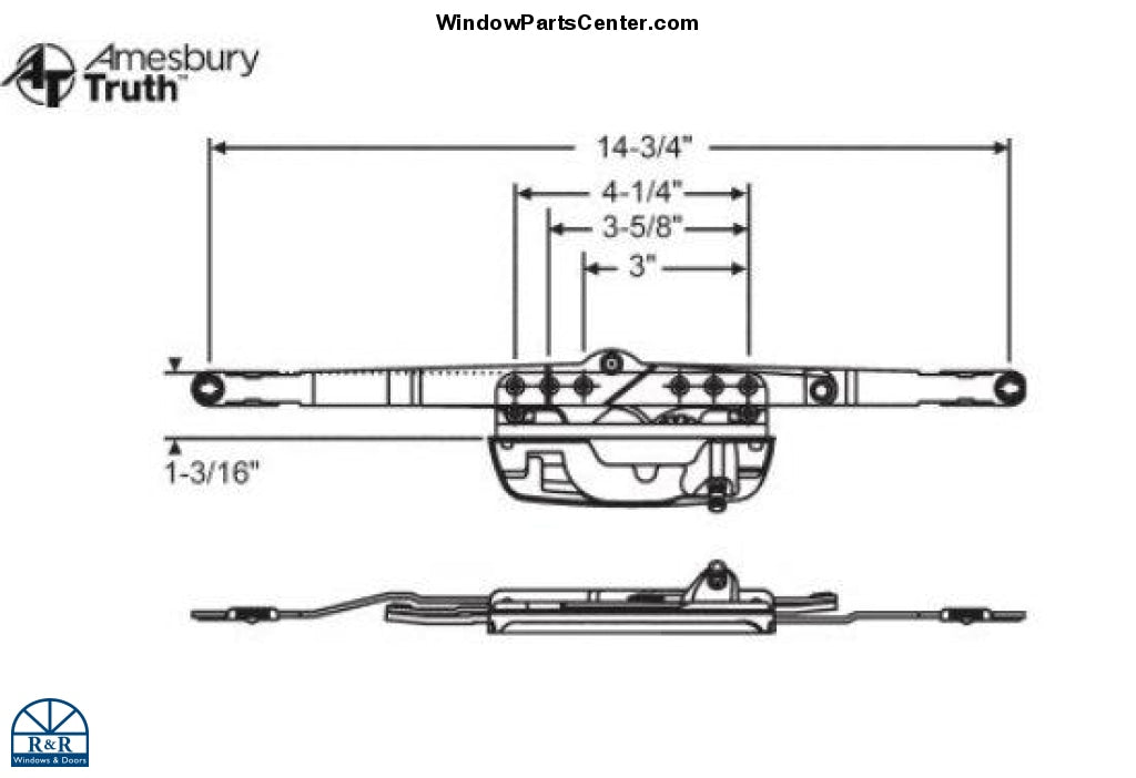 209 Amesbury Truth Maxim DLX Awning Operator - Discontinued Replacement Option See Product Description
