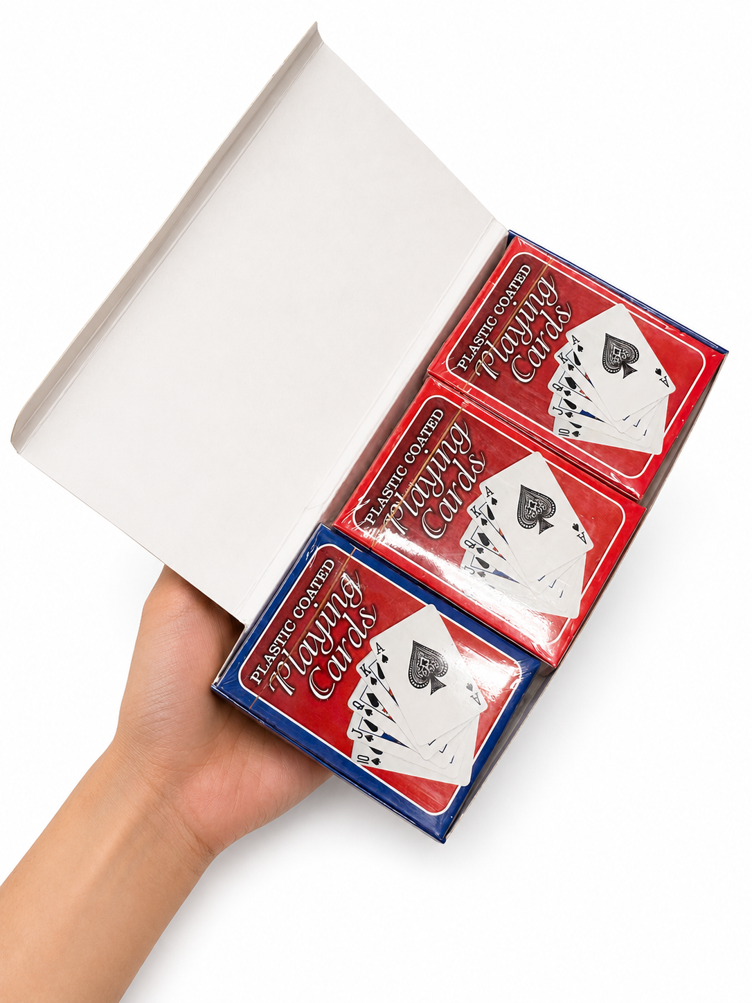 12 Pack Playing Cards Plastic Coated Poker Cards Decks Family Party Game Set