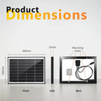 Exotronic 20W Fusion Fixed Solar Panel