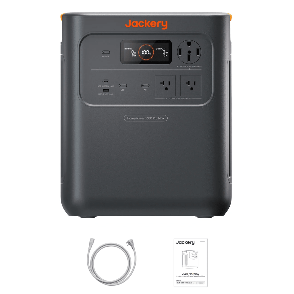Jackery HomePower 3600 Pro Max Portable Power Station - Off Grid Stores