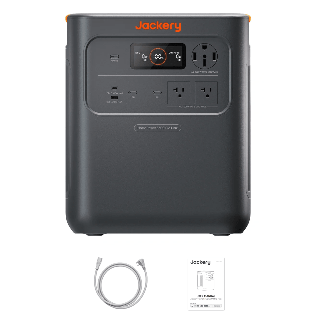 Jackery HomePower 3600 Pro Max Portable Power Station - Off Grid Stores