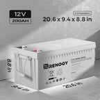 12V 100Ah/200Ah Deep Cycle AGM Battery