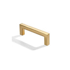 khtumeware 10 Pack 2-1/2 inch(64mm) Hole Center Champagne Bronze Cabinet Pulls Solid Heavy-Duty Square Champagne Brass Cabinet Handles Drawer Pulls Kitchen Cabinet Hardware Kitchen Handle - color: Champagne Bronze, size: 2-1/2 inch(64mm) hole center