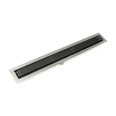 Open Box - Infinity Drain FFTAF 6536 BK - Shower Drains Showers