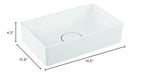 Open Box - WS Bath Collections Vision 6042 - Lavatory Sink Fixture
