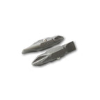 Klein Tools 32483 Bit for 11-in-1 and 10-in-1 Klein Screwdriver Nut Driver, #2 Phillips, 1/4-Inch Slotted - size: Pack of 1, style: #2 Phillips, 1/4" Slotted