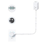 TROND Electrical Outlet Extender 360° Rotating Plug with 20W USB C, 36in - size: 3 FT 360° Rotating Plug