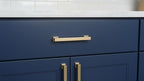 Alzassbg Brushed Gold Cabinet Pulls and Handles 10 Pack, AL3061MGP - color: Brushed Gold, size: 5" Hole Center