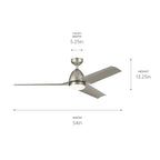 Open Box - Kichler 310254NI - Ceiling Fans Fans