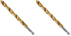 BOSCH TI2151IM 1-Piece 3/8 in. x 5 in. Titanium Nitride Coated Metal Drill Bit Impact Toughwith Impact-Rated Hex Shank for Applications in Heavy-Gauge Carbon Steels, Light Gauge Metal, Hardwood - size: 3/8 in (Pack of 2), style: Industrial