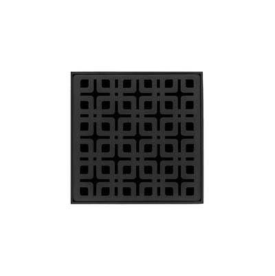 Open Box - Infinity Drain KD 4-2A BK - Shower Drains Showers