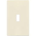 TG Mid-Size Screwless Toggle Light Switch Cover Plate, 1 Pack, Light Almond - color: Light Almond, size: 1 Gang
