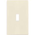 TG Mid-Size Screwless Toggle Light Switch Cover Plate, 1 Pack, Light Almond - color: Light Almond, size: 1 Gang