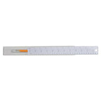 Westcott 17355 12-Inch Ruler Set with Pencil Storage, Innovative Design for Easy Measuring and Organization at School or Office, 2-Piece Set - size: 12" Pencil Storage