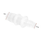 Plastic Hose Barb Reducer Pipe Fittings, 3/8" to 3/16" Hose ID Connectors Joint Splicer Mender Adapter Union Boat Water Air Aquarium O2 Fuel (Pack of 3) - size: 3/8" to 3/16"