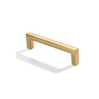 khtumeware 10 Pack 3-1/2 inch(89mm) Hole Center Champagne Bronze Cabinet Pulls Solid Heavy-Duty Square Champagne Brass Cabinet Handles Drawer Pulls Kitchen Cabinet Hardware Kitchen Handle - color: Champagne Bronze, size: 3-1/2 inch(89mm) hole center