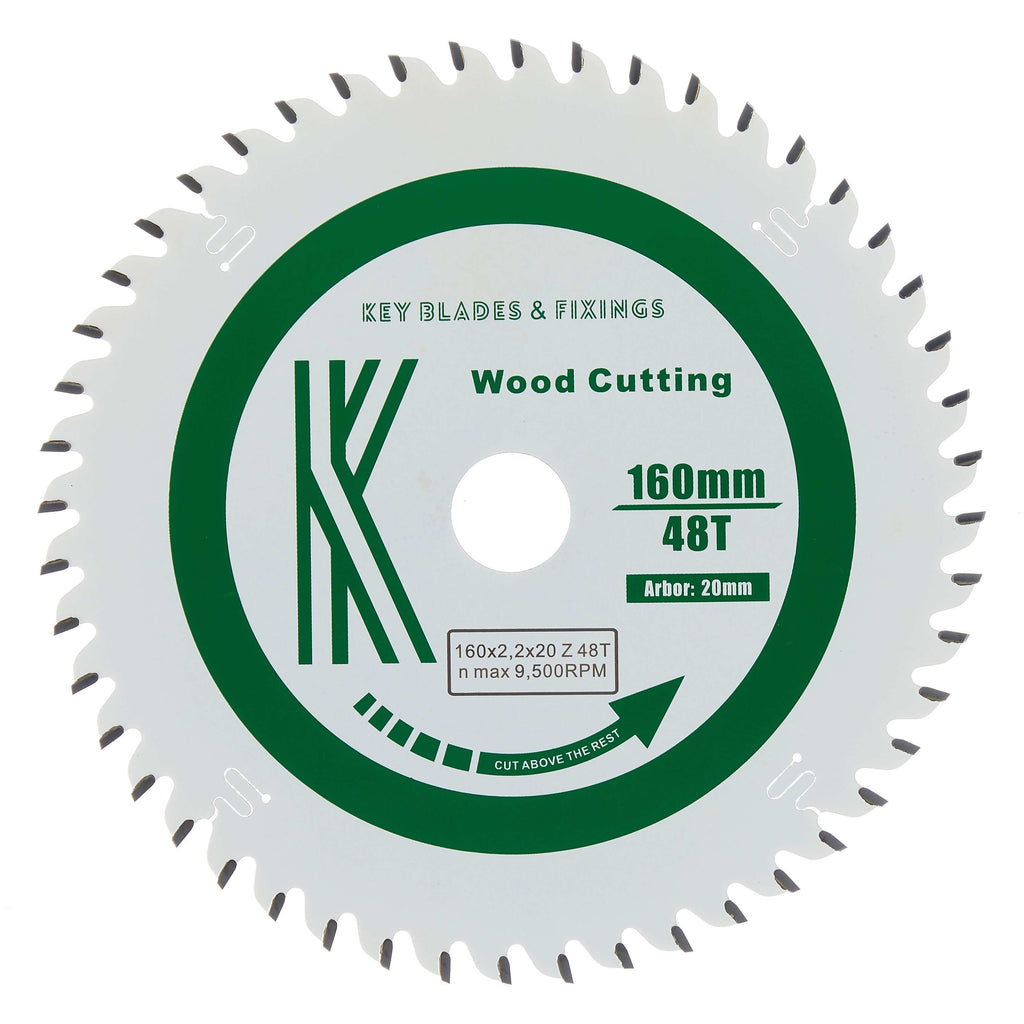 Circular Saw Blades 160mm x 20mm x 2.2mm 48 Tooth Track - 2204