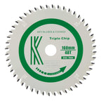 Circular Saw Blades 160mm x 20mm x 2.2mm 48 Tooth TCG (Solid Surface) - 2206