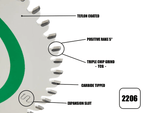 Circular Saw Blades 160mm x 20mm x 2.2mm 48 Tooth TCG (Solid Surface) - 2206