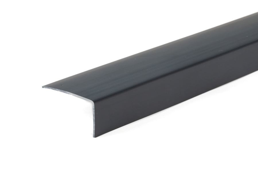 1m & 2.48m Length – Anthracite PVC Corner Angle Trim 90° Plastic Equal & Unequal RAL 7016 Edge Protector
