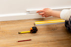 Mini Cable Trunking White -1m & 2.44m Length-  PVC Self-Adhesive Wire Conduit Plastic Cover