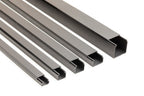 Mini Cable Trunking Black - 1m & 2m Length - PVC Srew Fix Wire Conduit Plastic Cover