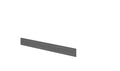 Hudson Reed Fusion Fitted Plinth, Durable End Panel and Bath Side Panel for Modern Bathrooms in Anthracite Woodgrain Finish, 1250mm