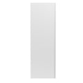 Hudson Reed Urban Tall Wall Hung Unit 1 Soft-Close Door with 3 Shelves, Modern Bathroom Storage Cabinet in Satin White, 400x1200mm