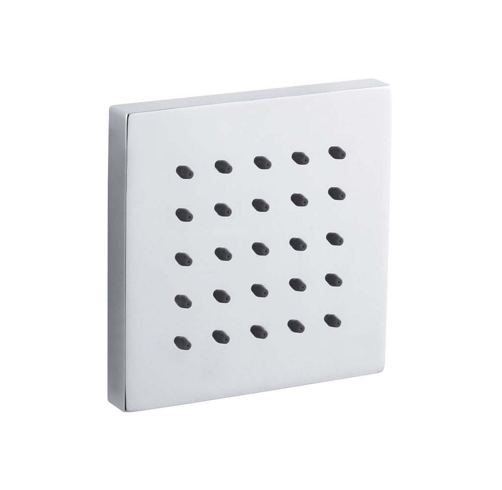 Hudson Reed Square Body Jet Shower Accessories in Chrome, Modern Showers for Stylish Bathrooms